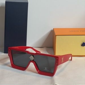 LV sunglasses red new